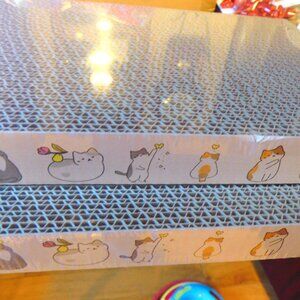 TWO NEW CAT SCRATCHING AREAS FOR FLOOR